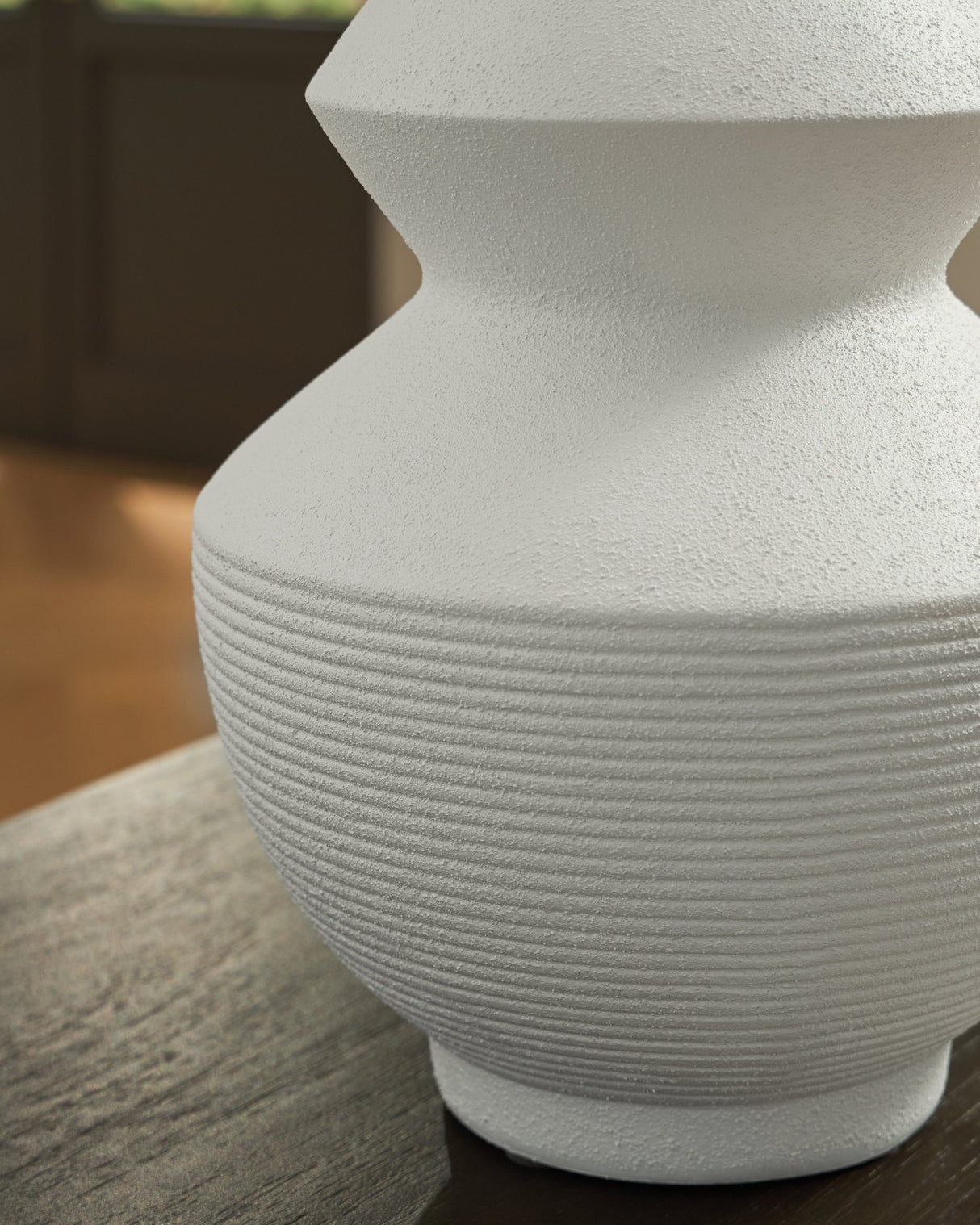 Naveen White Vase by ASHLEY FURNITURE at Eve Furniture