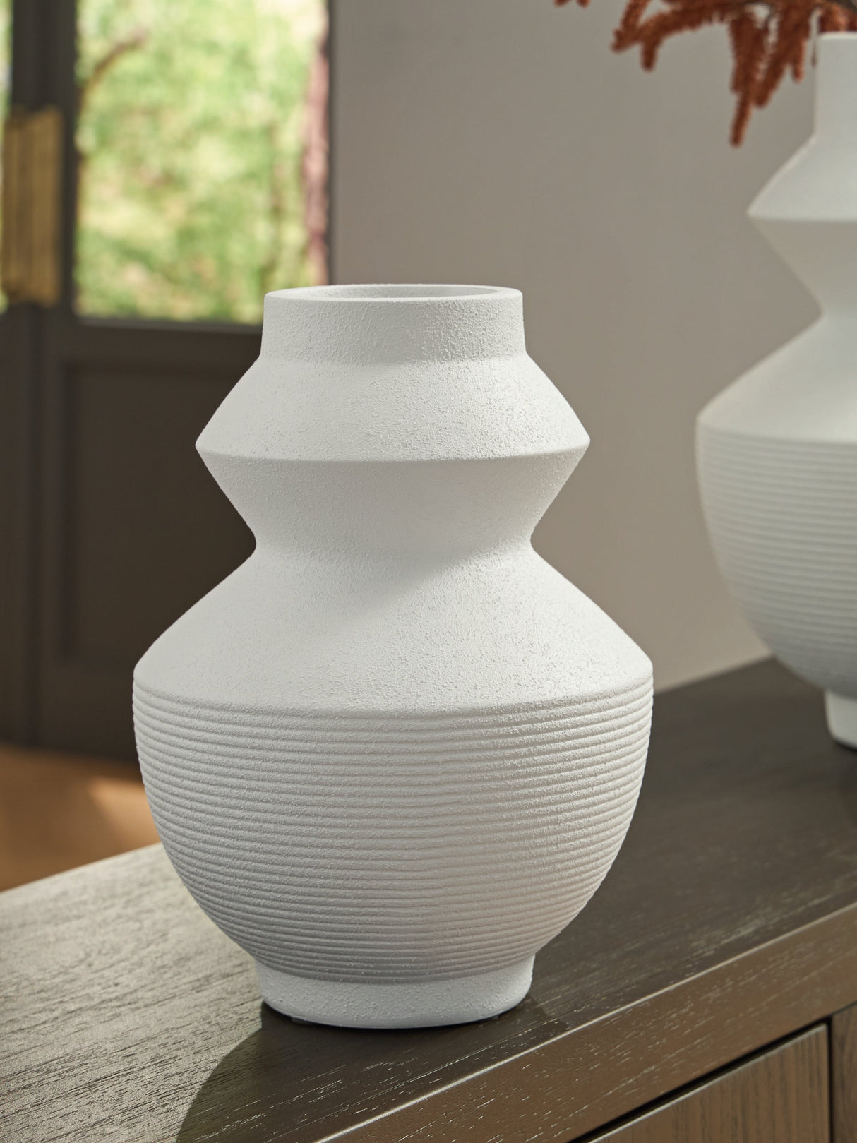 Naveen White Vase by ASHLEY FURNITURE at Eve Furniture