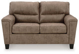 Navi Fossil Loveseat by Ashley at Eve Furniture