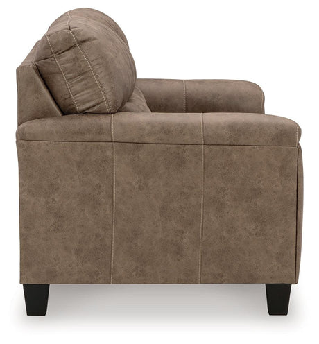 Navi Fossil Loveseat by Ashley at Eve Furniture