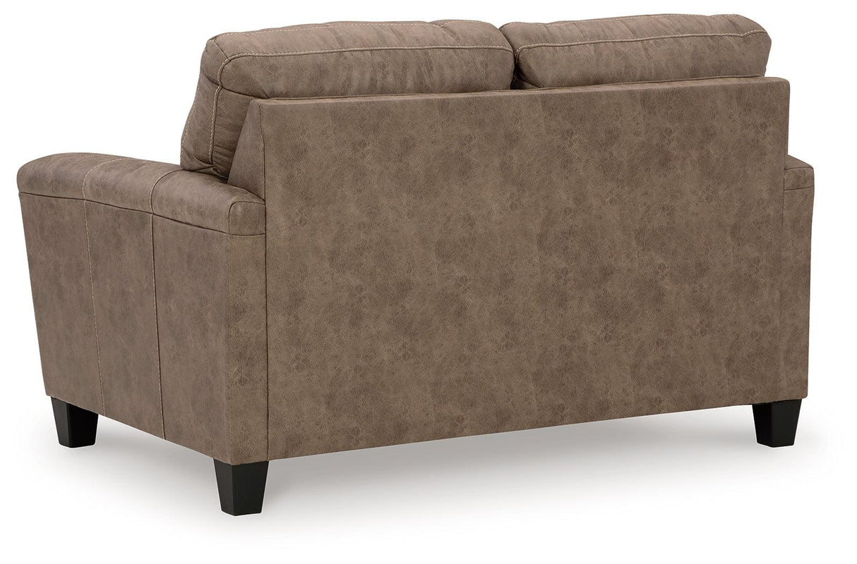 Navi Fossil Loveseat by Ashley at Eve Furniture