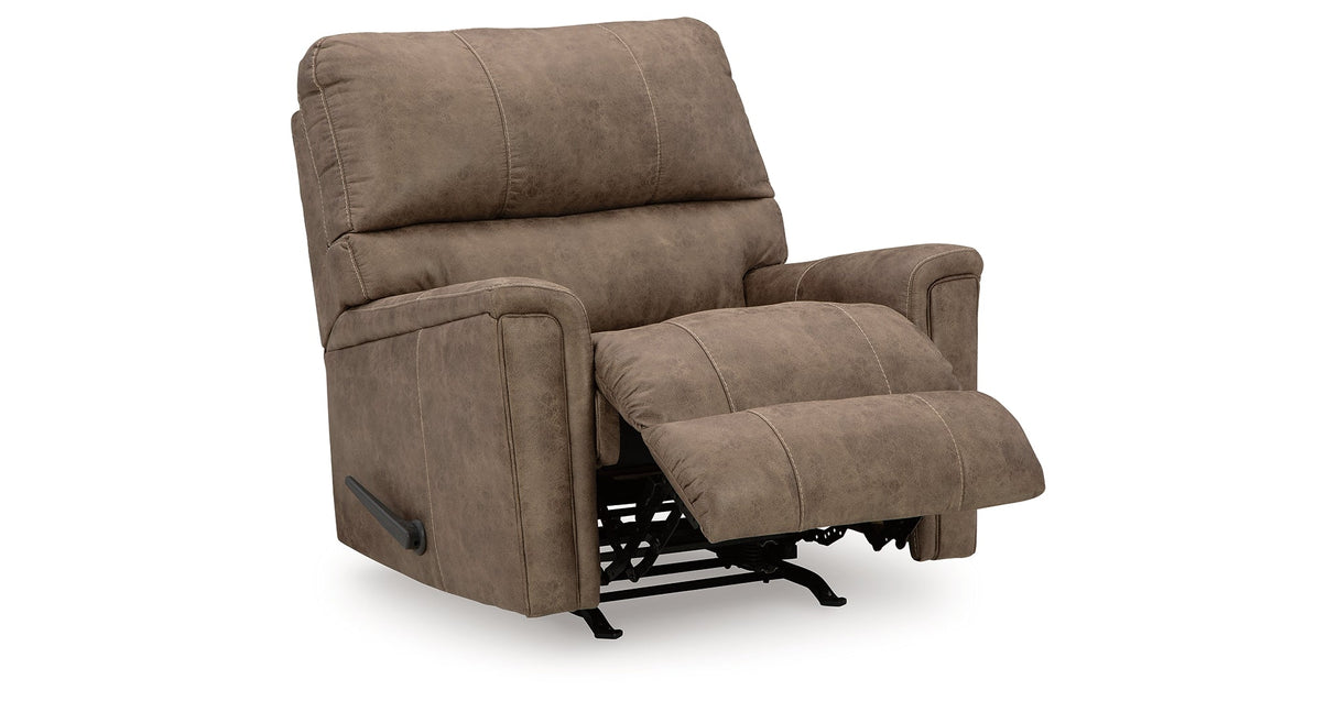 Navi Fossil Recliner by Ashley at Eve Furniture