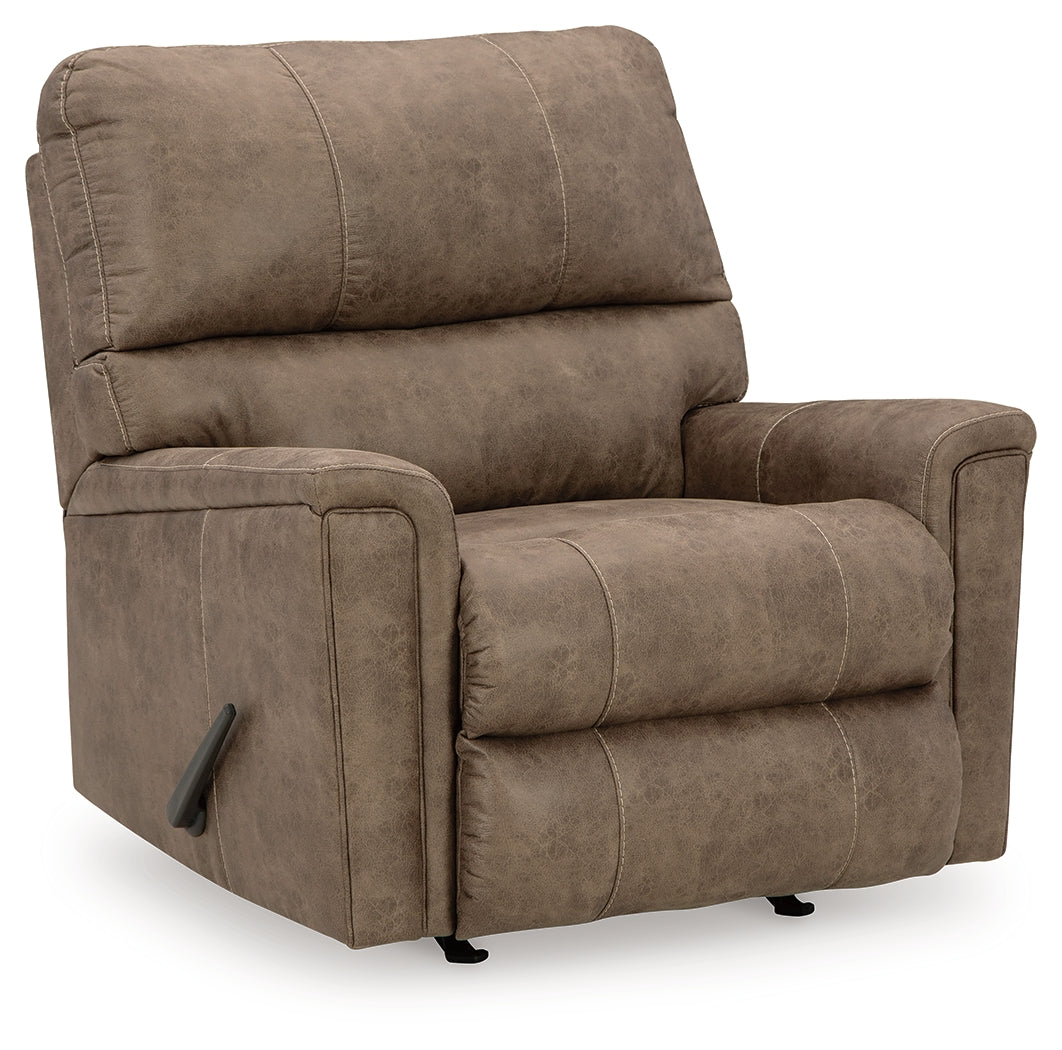 Navi Fossil Recliner by Ashley at Eve Furniture