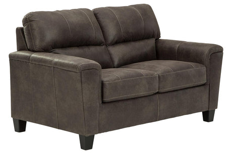 Navi Smoke Loveseat by Ashley at Eve Furniture