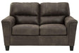 Navi Smoke Loveseat by Ashley at Eve Furniture