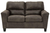 Navi Smoke Loveseat by Ashley at Eve Furniture
