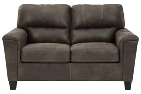 Navi Smoke Loveseat by Ashley at Eve Furniture