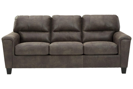 Navi Smoke Queen Sofa Sleeper by Ashley at Eve Furniture