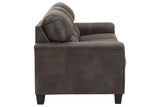 Navi Smoke Queen Sofa Sleeper by Ashley at Eve Furniture