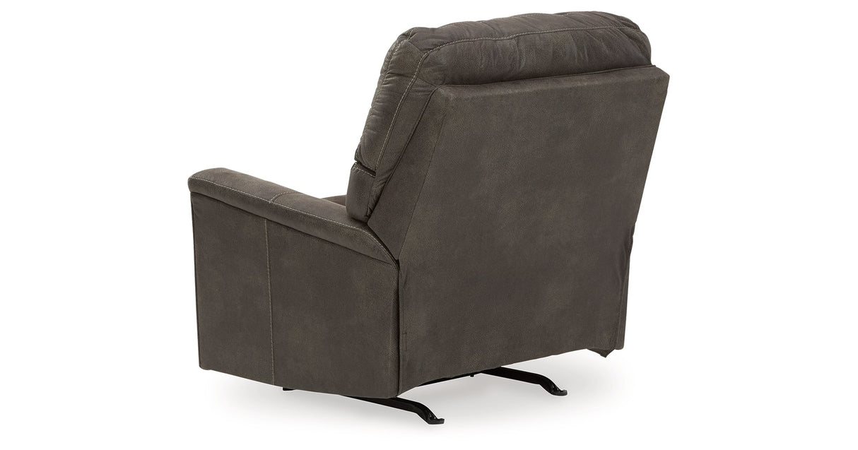 Navi Smoke Recliner by Ashley at Eve Furniture