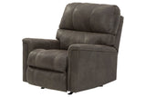 Navi Smoke Recliner by Ashley at Eve Furniture