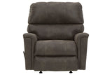 Navi Smoke Recliner by Ashley at Eve Furniture