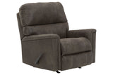Navi Smoke Recliner by Ashley at Eve Furniture