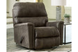Navi Smoke Recliner by Ashley at Eve Furniture