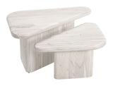 Navidic Coffee Table Set Whitewashed by Zuomod at Eve Furniture