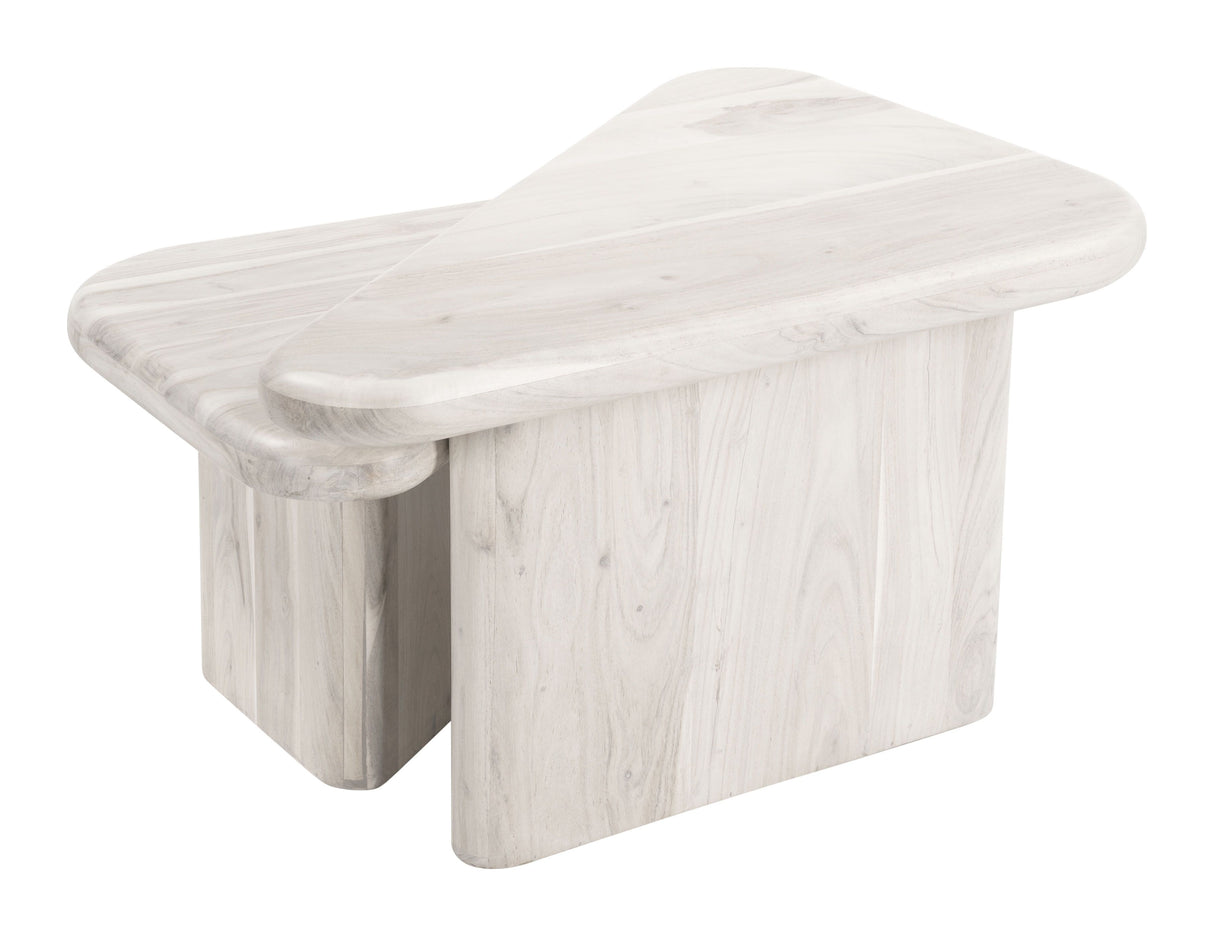 Navidic Coffee Table Set Whitewashed by Zuomod at Eve Furniture