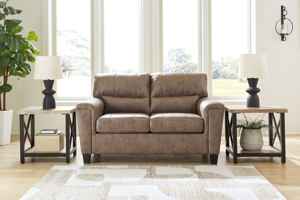 Navi Fossil Loveseat by Ashley at Eve Furniture
