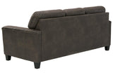 Navi Smoke Queen Sofa Sleeper by Ashley at Eve Furniture