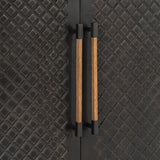 Naya Solid Wood Carved Cabinet by Co.House Designs at Eve Furniture