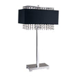 Naya Chrome/Black Table Lamp by Furniture of America at Eve Furniture