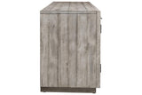 Naydell Gray 92" TV Stand by Ashley at Eve Furniture