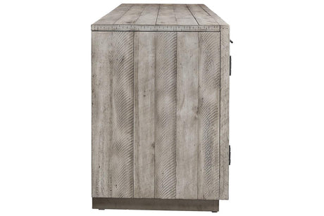 Naydell Gray 92" TV Stand by Ashley at Eve Furniture