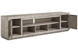 Naydell Gray 92" TV Stand by Ashley at Eve Furniture
