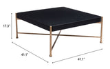 Nazaire Black Coffee Table by Zuomod at Eve Furniture