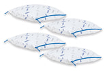NC Premier White Queen/King Pillow, Set of 4 by ASHLEY FURNITURE at Eve Furniture