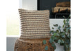 Nealington Brown/Black/White Pillow by Ashley at Eve Furniture