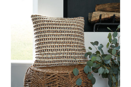 Nealington Brown/Black/White Pillow by Ashley at Eve Furniture