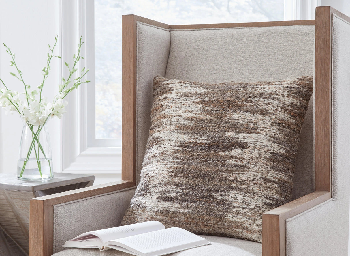 Nealton Brown/White Pillow (Set of 4) by Ashley at Eve Furniture