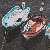 Neatly Moored by Mercana Studio a Hand Embellished Textured Framed Photo Art Print Matted under Glas by Mercana at Eve Furniture