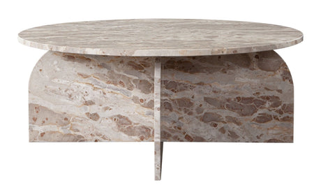Nebula Panther Beige Marble Coffee Table by Diamond Sofa at Eve Furniture