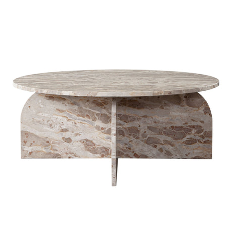 Nebula Panther Beige Marble Coffee Table by Diamond Sofa at Eve Furniture