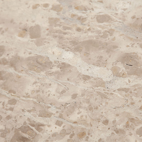 Nebula Panther Beige Marble End Table by Diamond Sofa at Eve Furniture