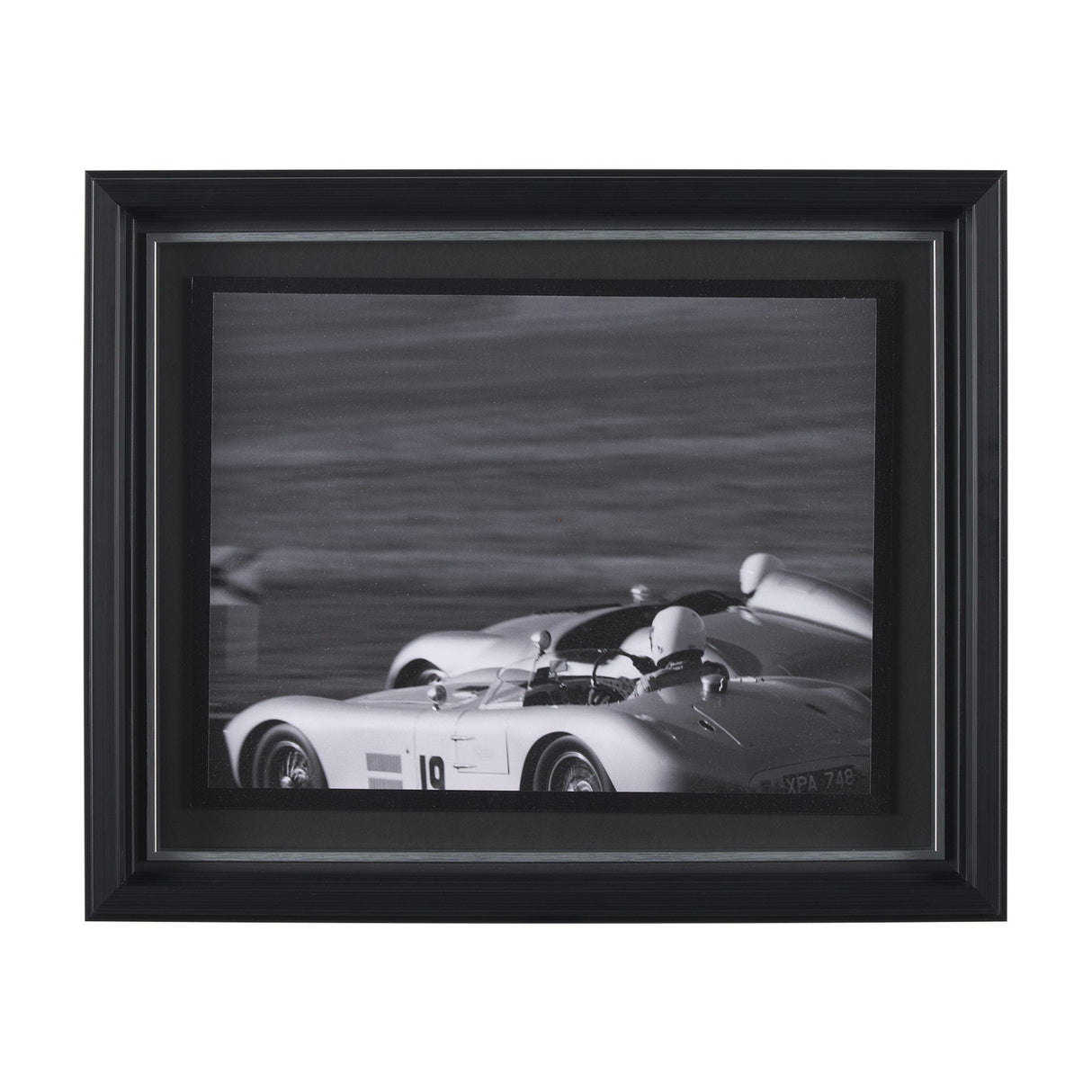 Neck and Neck by Ben Wood a Hand Embellished Framed Photo Art Print Matted under Glass by Mercana at Eve Furniture