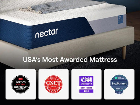 Nectar Foam Classic 5.1 White Queen Mattress by Ashley at Eve Furniture
