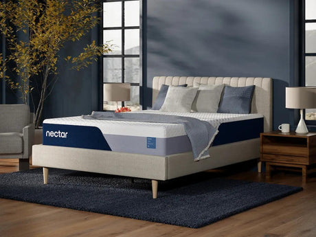 Nectar Foam Classic 5.1 White Queen Mattress by Ashley at Eve Furniture