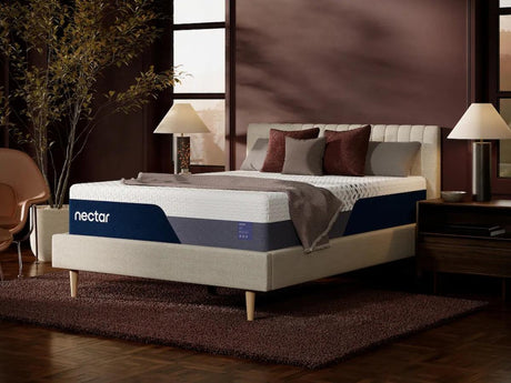 Nectar Foam Luxe 5.1 White Twin Mattress by Ashley at Eve Furniture