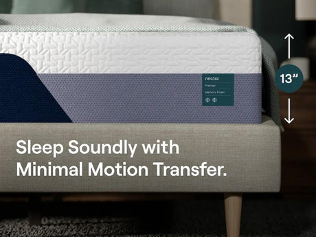Nectar Foam Premier 5.1 White Full Mattress by Ashley at Eve Furniture