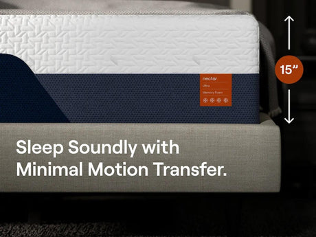 Nectar Foam Ultra 5.1 White Twin Mattress by Ashley at Eve Furniture