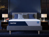 Nectar Hybrid Classic 5.1 White Queen Mattress by Ashley at Eve Furniture