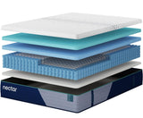 Nectar Hybrid Premier 5.1 White Queen Mattress by Ashley at Eve Furniture