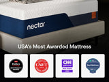 Nectar Ultra Memory Foam 5.1 White California King Mattress by Ashley at Eve Furniture