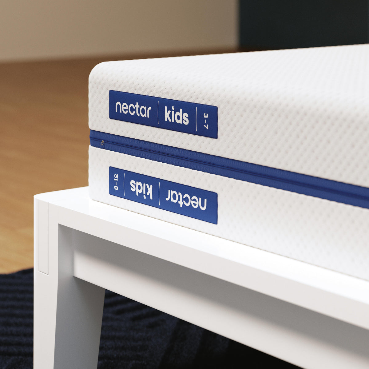 Nectar White Kids 5.0 White Full Foam Mattress by Ashley at Eve Furniture