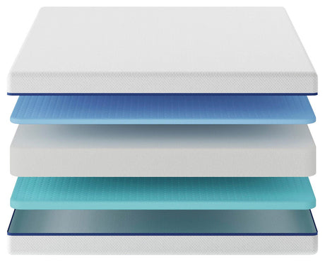 Nectar White Kids 5.0 White Full Foam Mattress by Ashley at Eve Furniture
