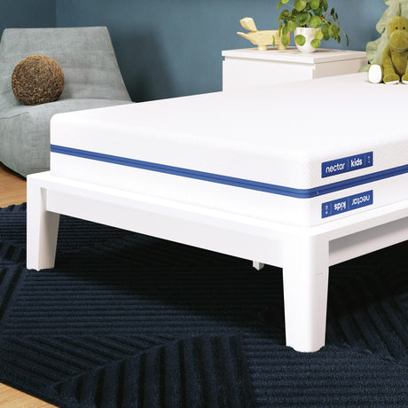 Nectar White Kids 5.0 White Full Foam Mattress by Ashley at Eve Furniture