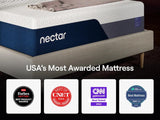 Nectar Foam Luxe 5.1 White Twin Mattress by Ashley at Eve Furniture