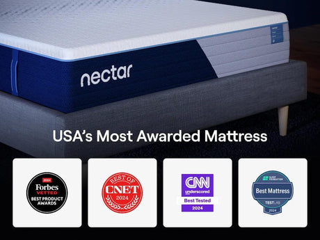 Nectar Hybrid Classic 5.1 White King Mattress by Ashley at Eve Furniture